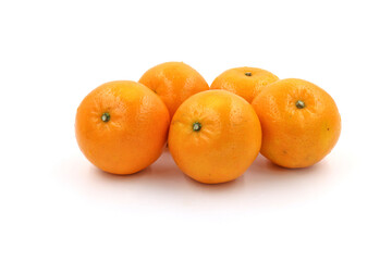 oranges isolated on white background