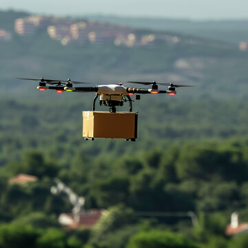 AI powered drones will deliver groceries and package