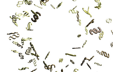 Paragraph in 3d ground panorama