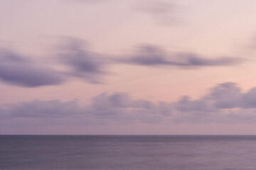 clouds over sea