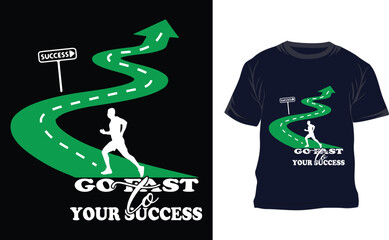 Motivational Typography T-shirt design