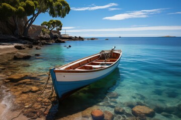 Serene scenario of Botany Bay, Australia., generative IA