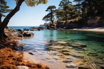 Serene landscape of Botany Bay, Australia., generative IA