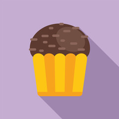 Traditional brazilian chocolate bonbon covered with sprinkles is waiting to be eaten