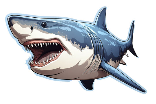 Detailed Shark PNG Files for Designers and Illustrators