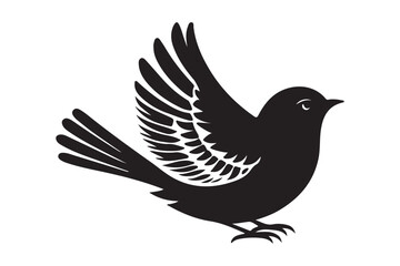 Obraz premium bird silhouette vector illustration graphic design