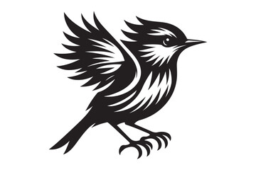 Fototapeta premium bird silhouette vector illustration graphic design