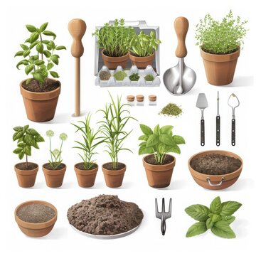 Herb Garden Kit  A complete kit for growing fresh herbs