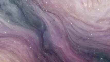 Obraz premium Shiny abstract space background, paslet pink and purple colors, galaxy wallpaper