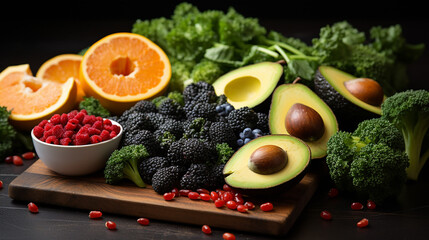 Principles of a healthy lifestyle: balanced diet, proper nutrition, vegetarian options, plenty of vegetables and fruits, and keto for ketosis.