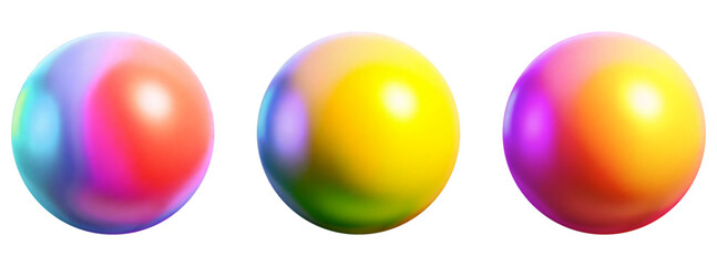 Colorful ball. Set of colorful balls isolated on white background. Vector illustration