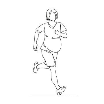recommend clip art: pregnant woman running and playing sports