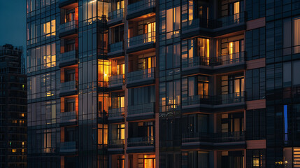 Obraz premium skyscrapers in the night