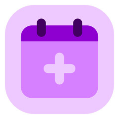 Obraz premium Editable vector add new calendar event icon. Part of a big icon set family. Perfect for web and app interfaces, presentations, infographics, etc