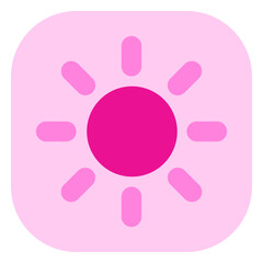 Editable vector sun sunlight icon. Part of a big icon set family. Perfect for web and app interfaces, presentations, infographics, etc