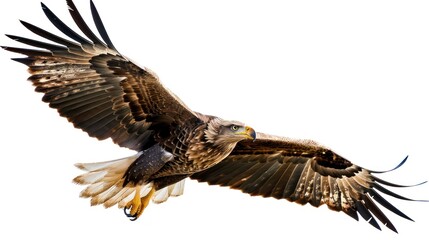 Obraz premium Eagle isolated white background