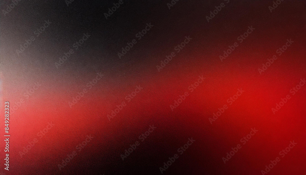 Wall mural red black gradient abstract background, grainy noise texture, backdrop for product presentation with