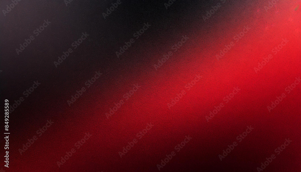 Leinwandbilder red black gradient abstract background, grainy noise texture, backdrop for product presentation with