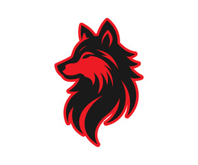 Animal fox modern simple creative logo design