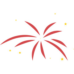 Indonesia Red and White Firework 