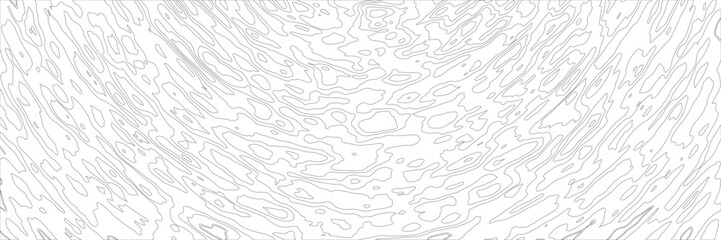 Topographic contour map. Abstract outline grid, vector illustration.