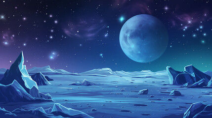 The Galaxy universe game background, game background, Illustration