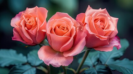 background of roses HD 8K wallpaper Stock Photographic Image