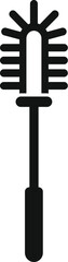 This icon represents a toilet brush, an essential tool for maintaining bathroom hygiene
