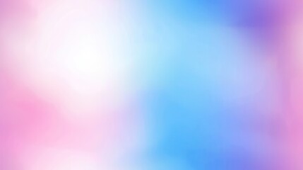Abstract, soft pink and blue background with blurred colorful waves and light streaks
