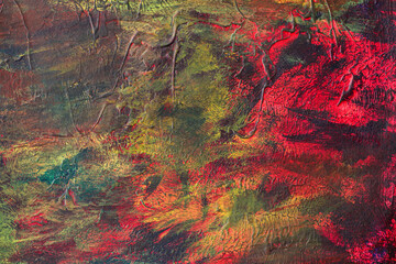 Abstract colorful grunge painting surface texture background