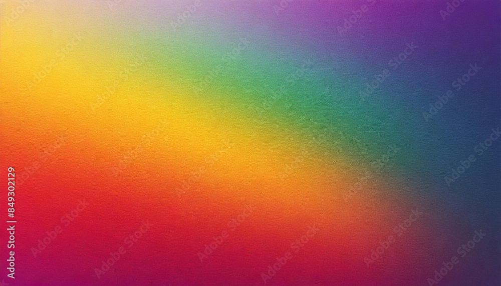 Poster iridescent bright rainbow gradient abstract background, grainy noise texture, cinematic backdrop for