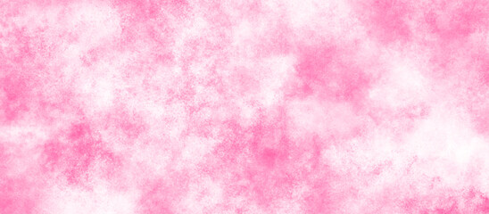Smooth and bright abstract brush stroke acrylic watercolor background, painted colorful bright and shiny pink texture with stains, Beautiful and smooth soft blurred pink texture in center with blank.