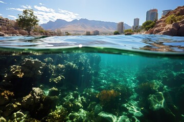 EILAT, Israel Choir underwater observatory, generative IA