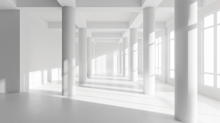 Fototapeta premium interior of a building
