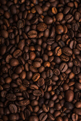 Grounded coffee, beans, coffe maker and spicces