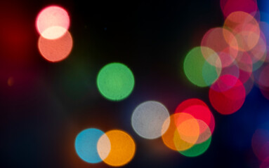 abstract background of colorful lights