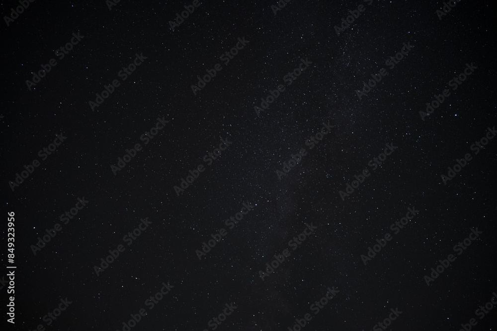 Wall mural stary night sky with milk way