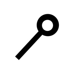 magnifying glass isolated on white