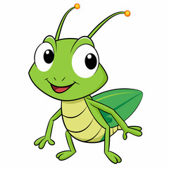 cute-grasshopper-cartoon-isolated-on-white