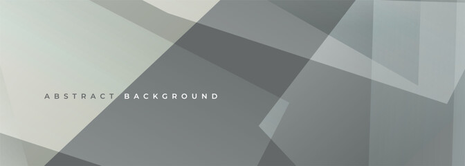 Fototapeta premium Khaki colored vector corporate presentation background. Modern geometric olive color wide banner with abstract shapes.