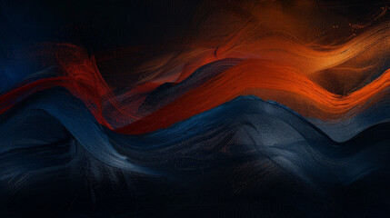 grainy noisy poster background dark blue orange
