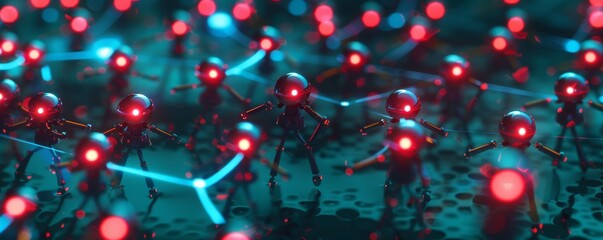 Futuristic visualization of botnet detection and defense in a digital network