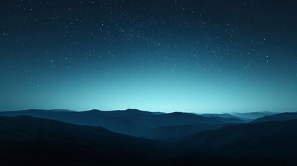 dark blue night sky minimalist