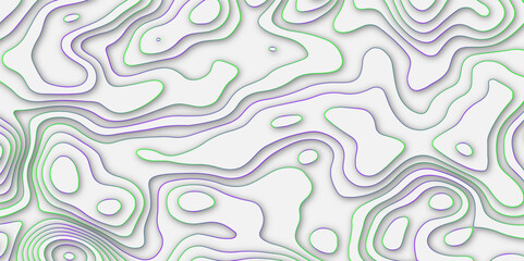 Colorful Papercut Background Concept Design