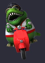 Fun 3D cartoon dinosaur © Julien Tromeur