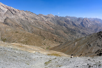 Mountain Landscape of Fan Mountains.