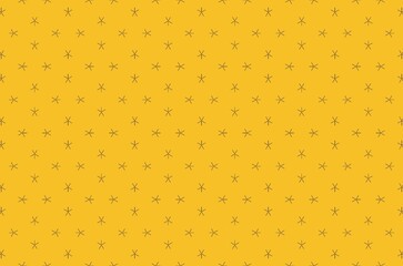 A yellow background with black squares