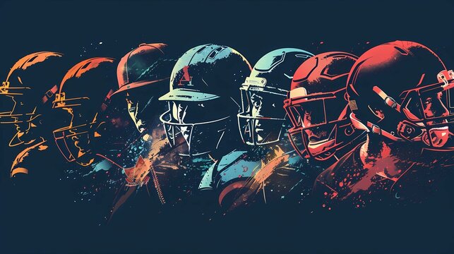 Great editable vector design of various sports players suit, Generative AI illustrations. 