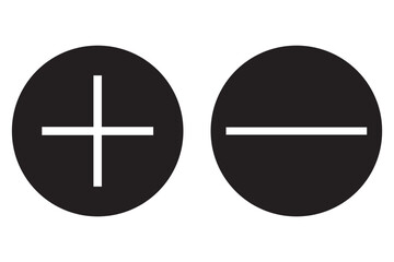 Fototapeta premium Plus Icon set. Add plus icon