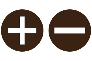 Obraz premium Plus Icon set for web and mobile app. Add plus sign and symbol